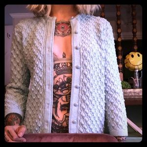 Blue vintage cardigan